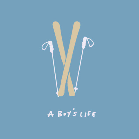 A Boy's Life - Skis & Poles Tee
